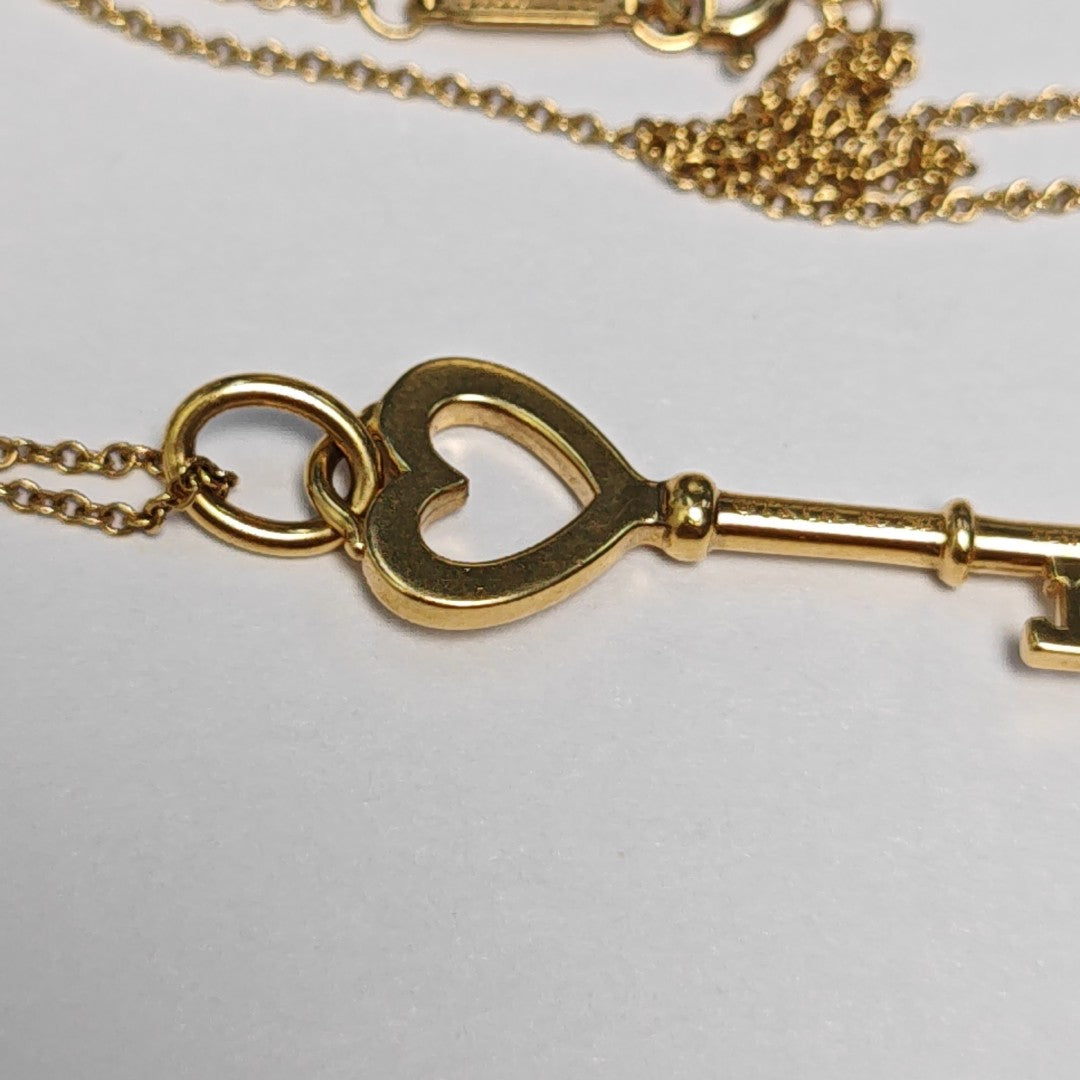 Tiffany Keys 18k Gold Necklace