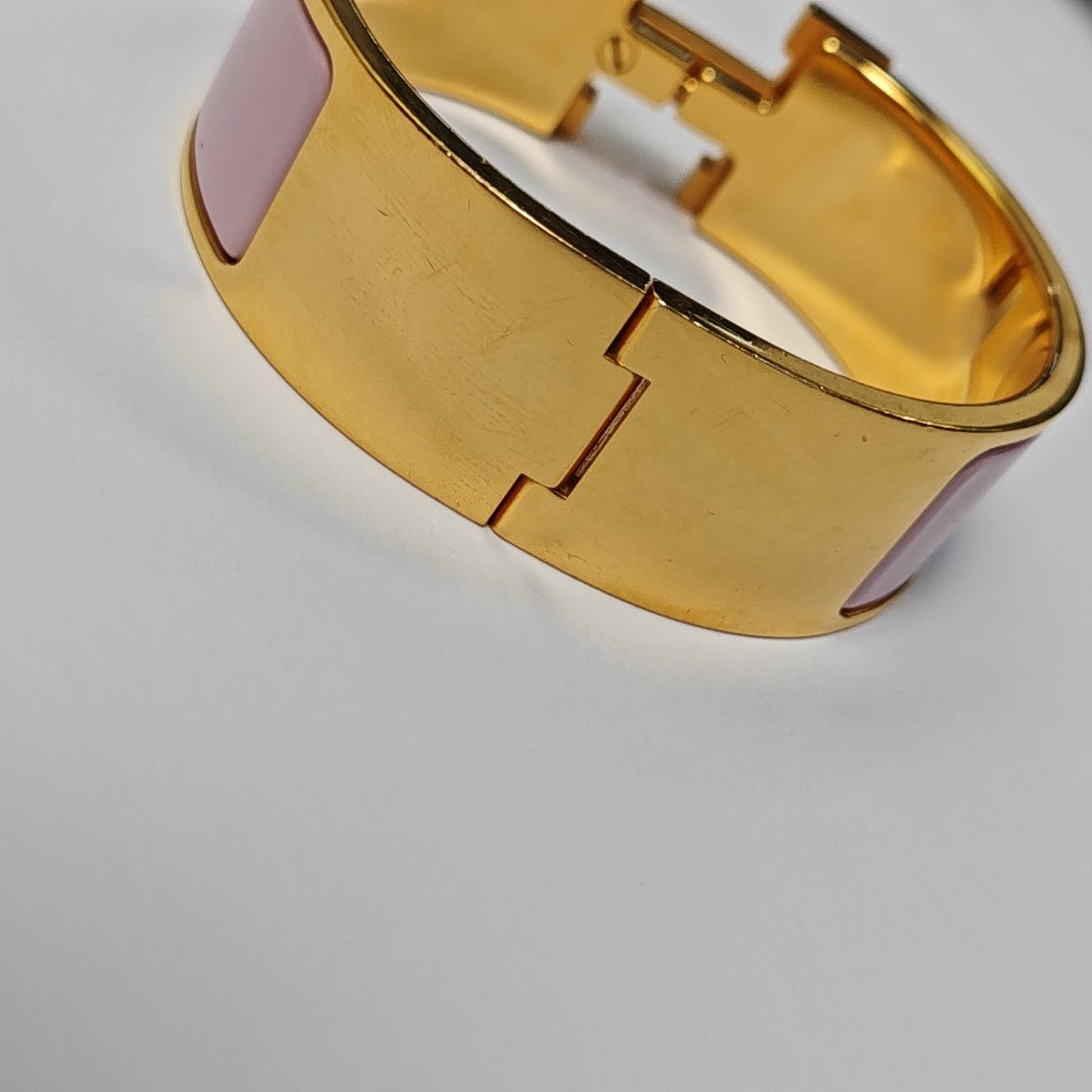 Clic Clac H Metal Gold Bangle