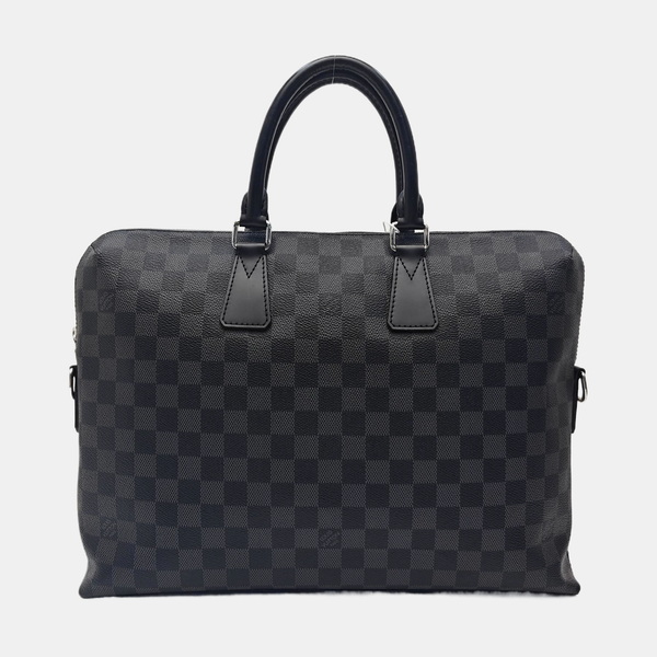 PORTE-DOCUMENTS Damier Graphite Coated Canvas Gray