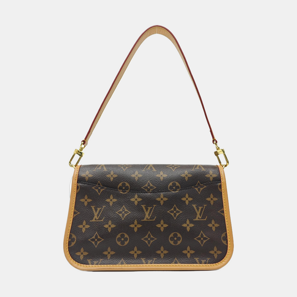 DIANE Monogram Coated Canvas Brown