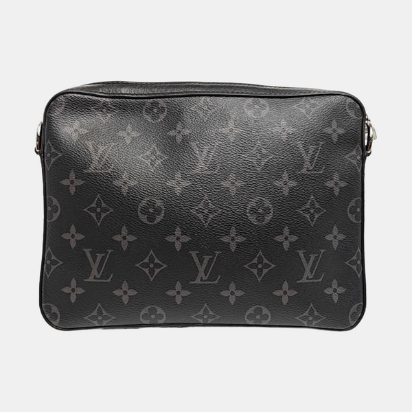 TRIO Monogram Coated Canvas Gray