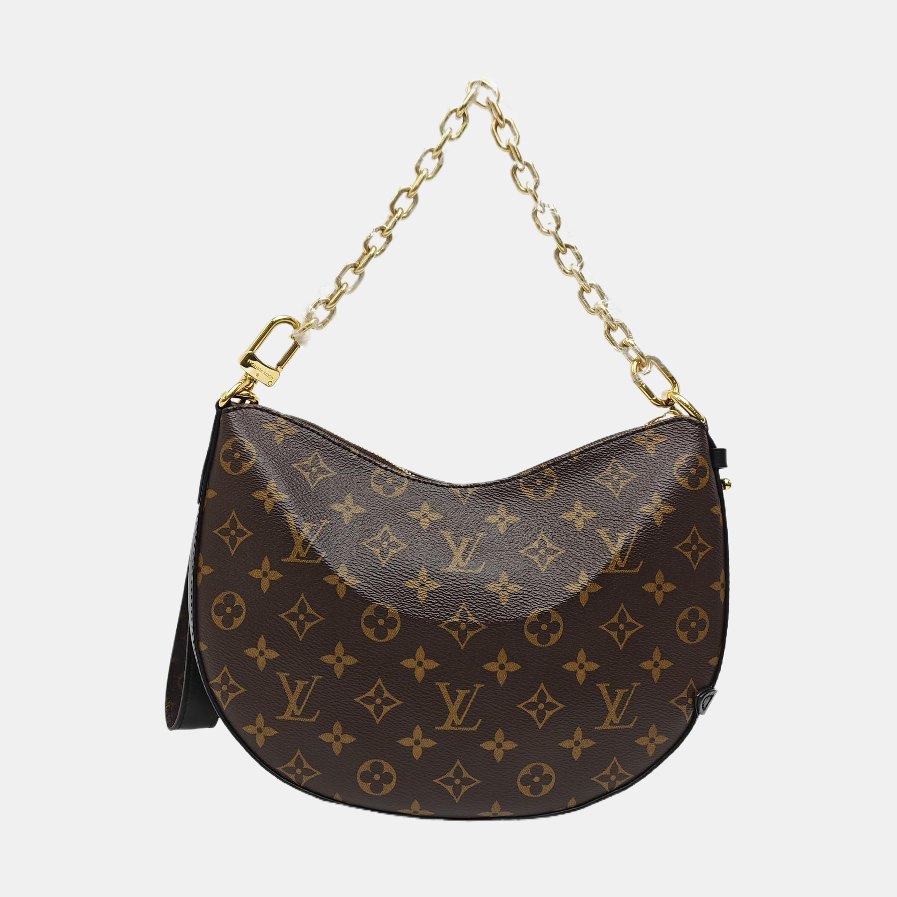 COOKIE BB Monogram Coated Canvas Brown