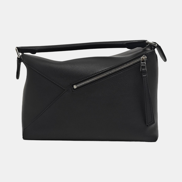 Puzzle Medium Calfskin Black
