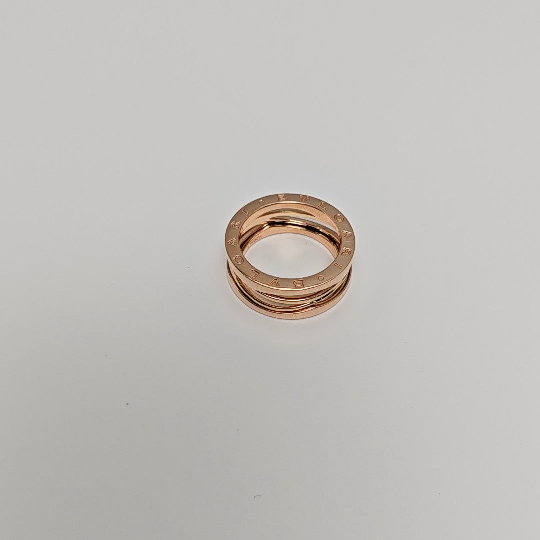B.ZERO1 18k Rose Gold Ring EU 59