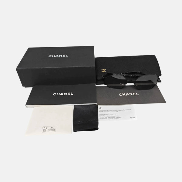 Synthetic Sunglasses Black