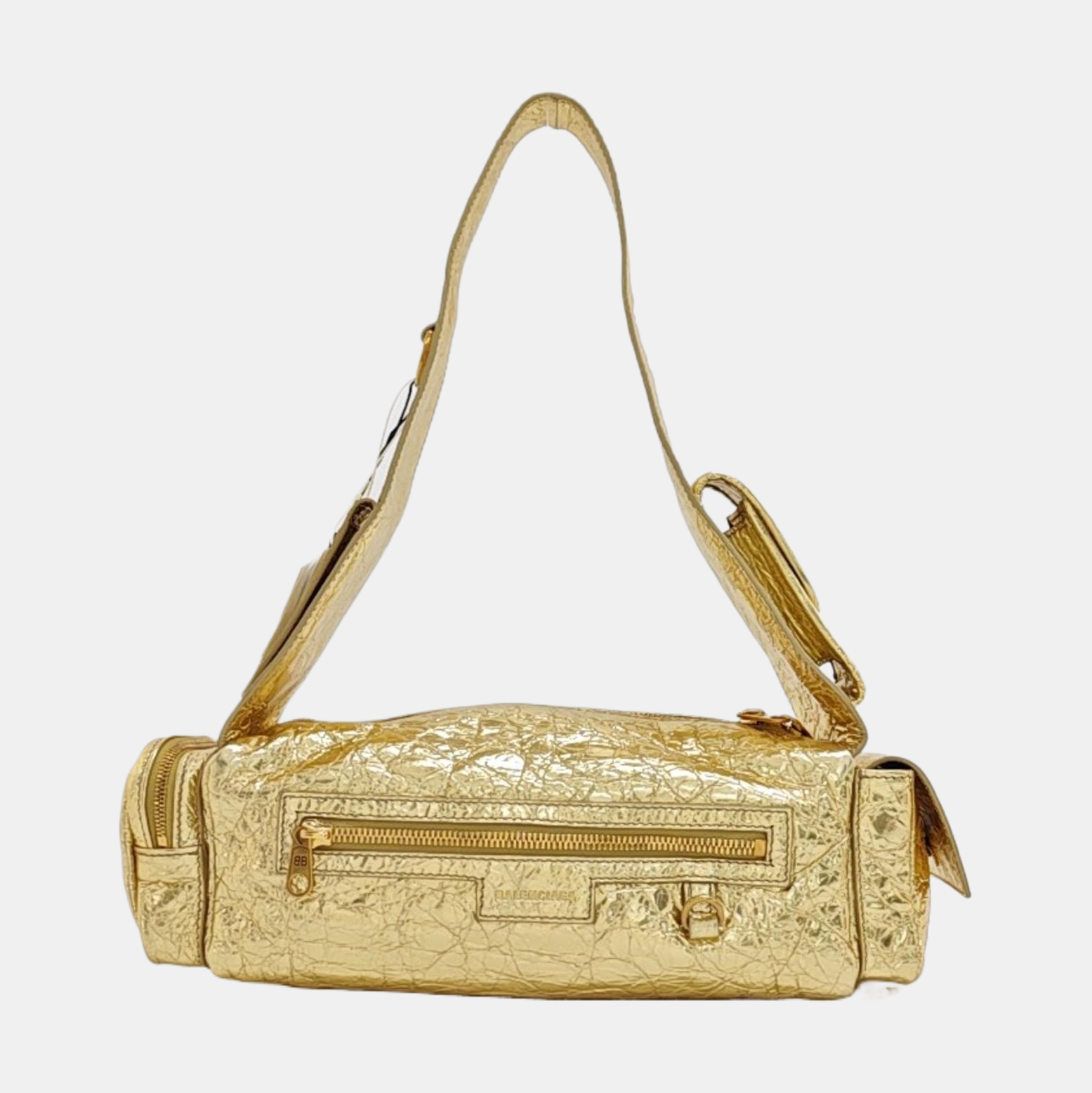 Lambskin Shoulder Bag Gold
