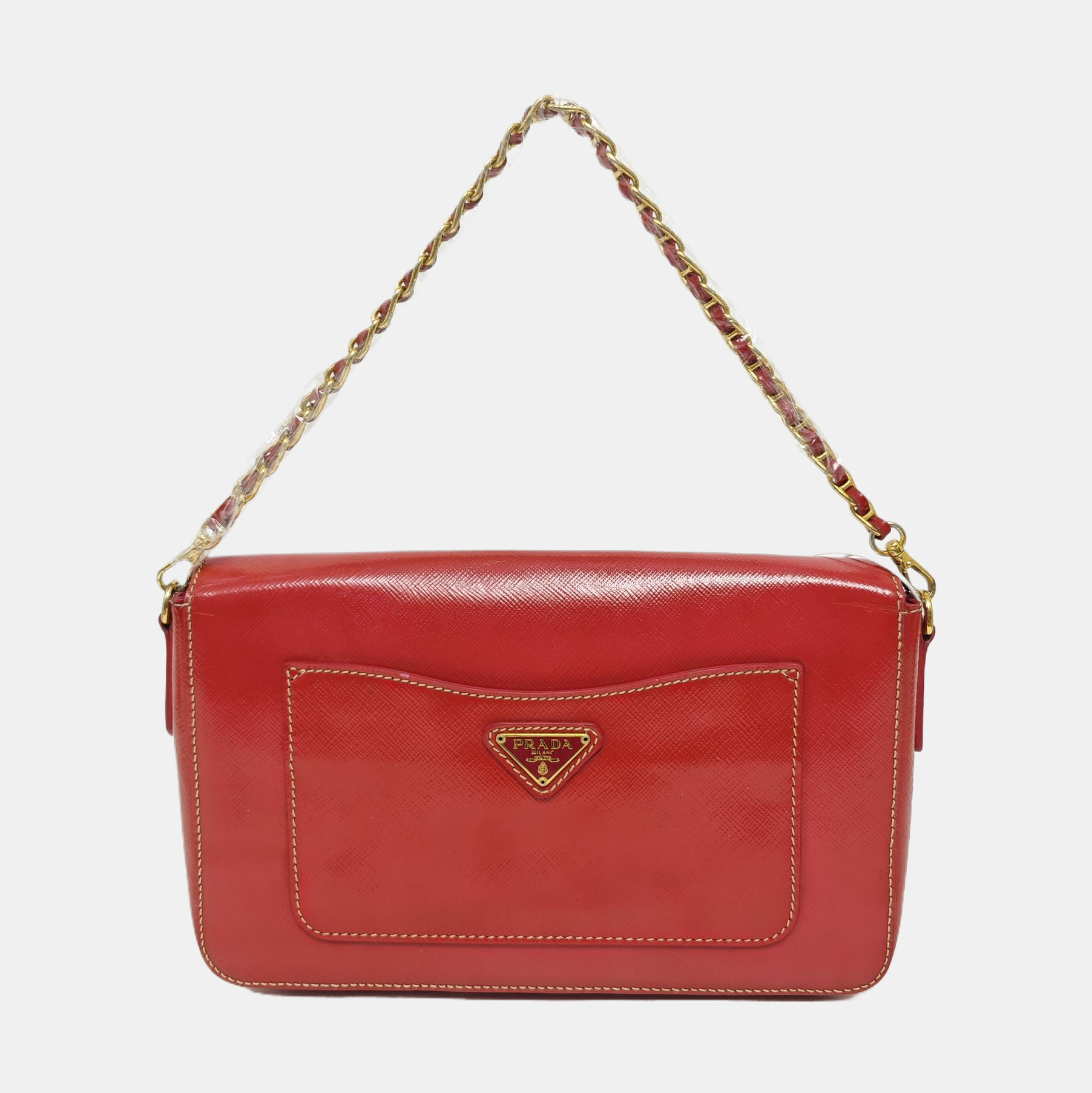 Saffiano Calfskin Red