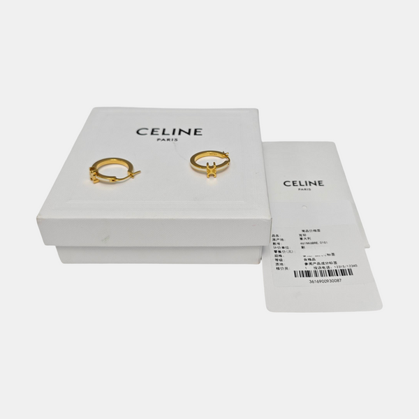 Metal Gold Stud Earrings