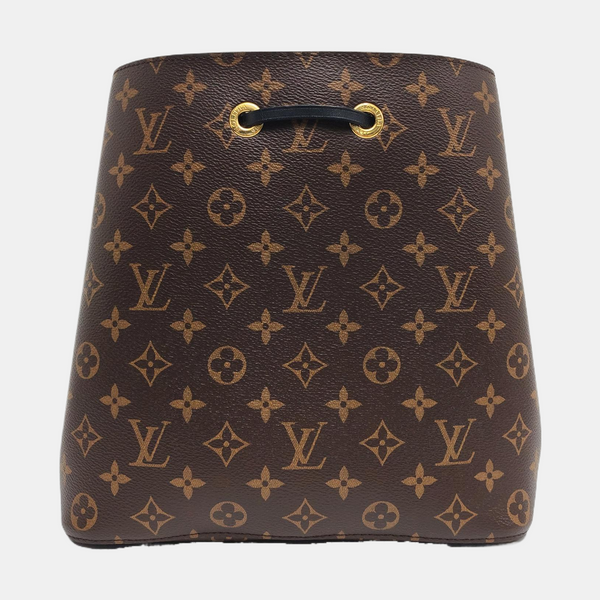 NÉONOÉ MM Monogram Coated Canvas Brown