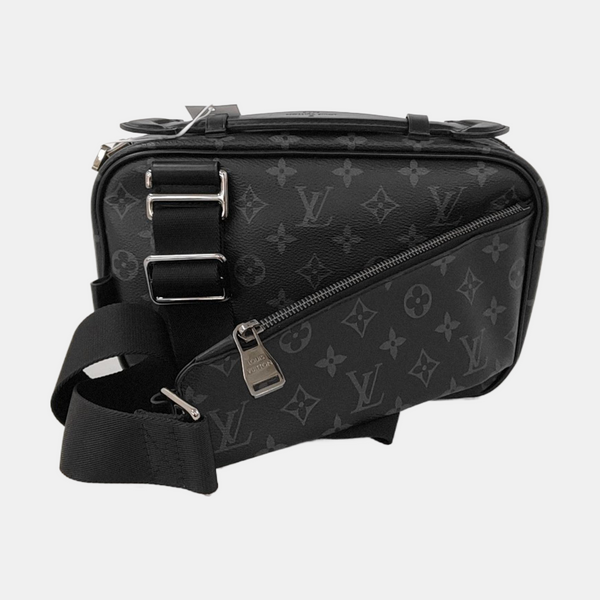 EXPLORER Monogram Coated Canvas Black