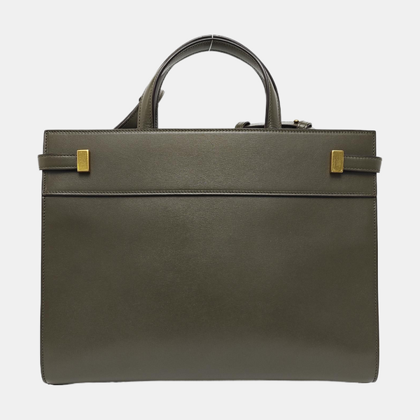 MANHATTAN Small Calfskin Green