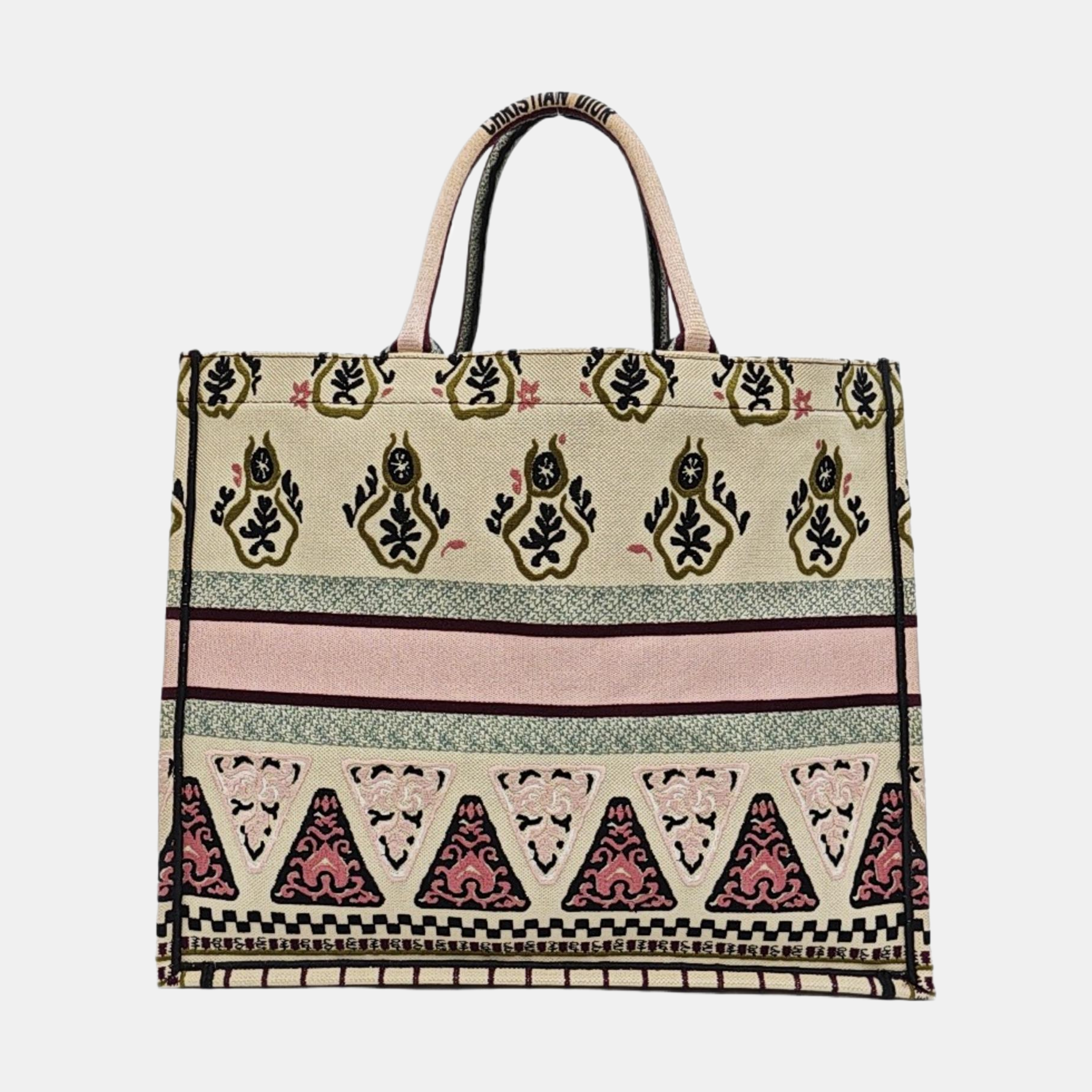 Authenticated pre-owned  Book Tote Large Canvas Multicolor - Tote Bag at Looply