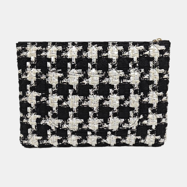 CLASSIC FLAP Medium Quilted Fabric Black