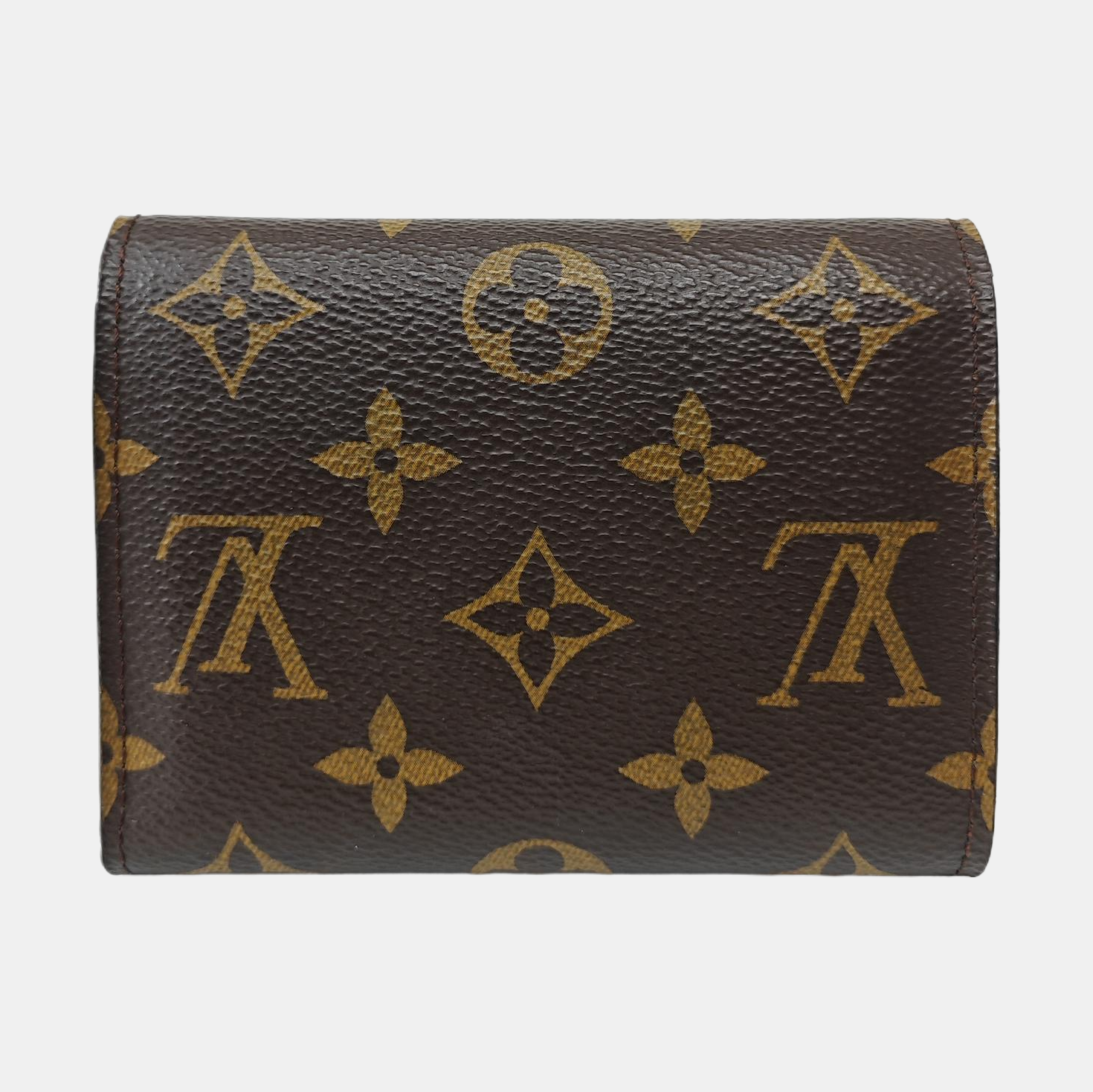 VICTORINE Monogram Coated Canvas Brown Card Holder