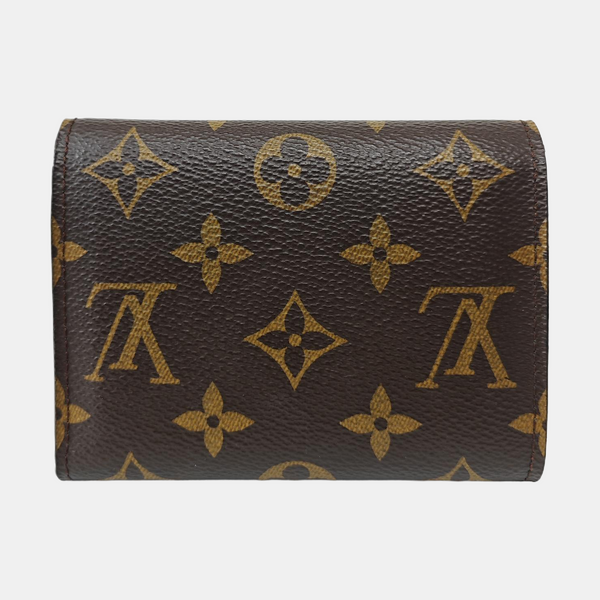 VICTORINE Monogram Coated Canvas Brown Card Holder