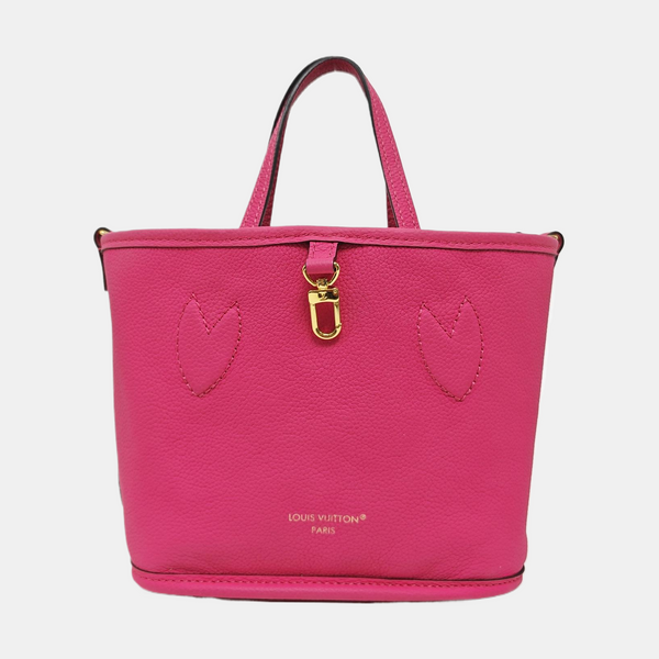 NEVERFULL INSIDE OUT BB Monogram Calfskin Red