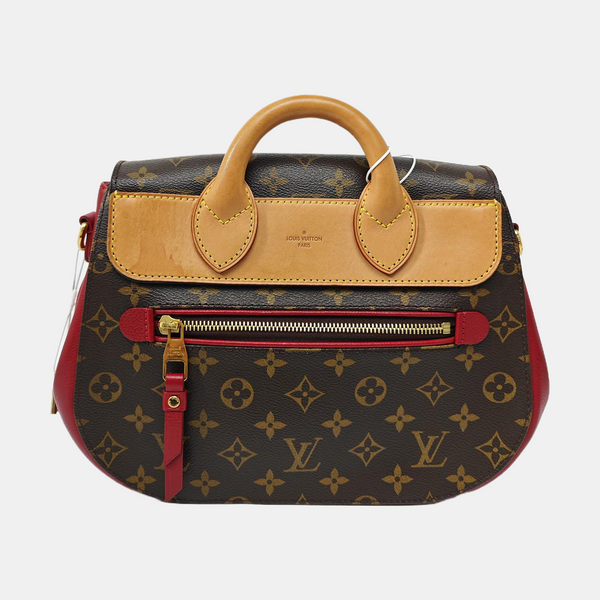 EDEN MM Monogram Coated Canvas Brown