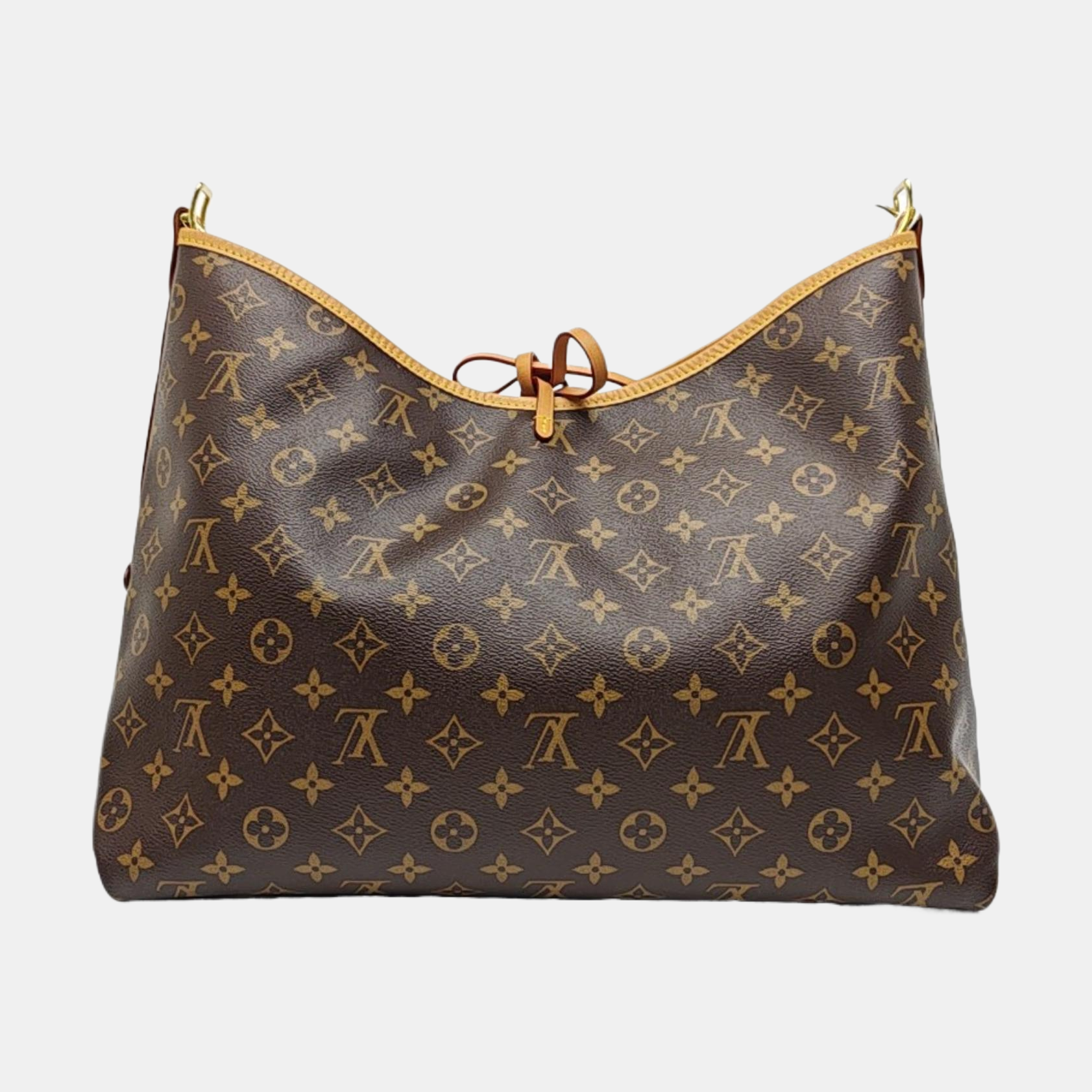 CARRYALL MM Monogram Coated Canvas Brown