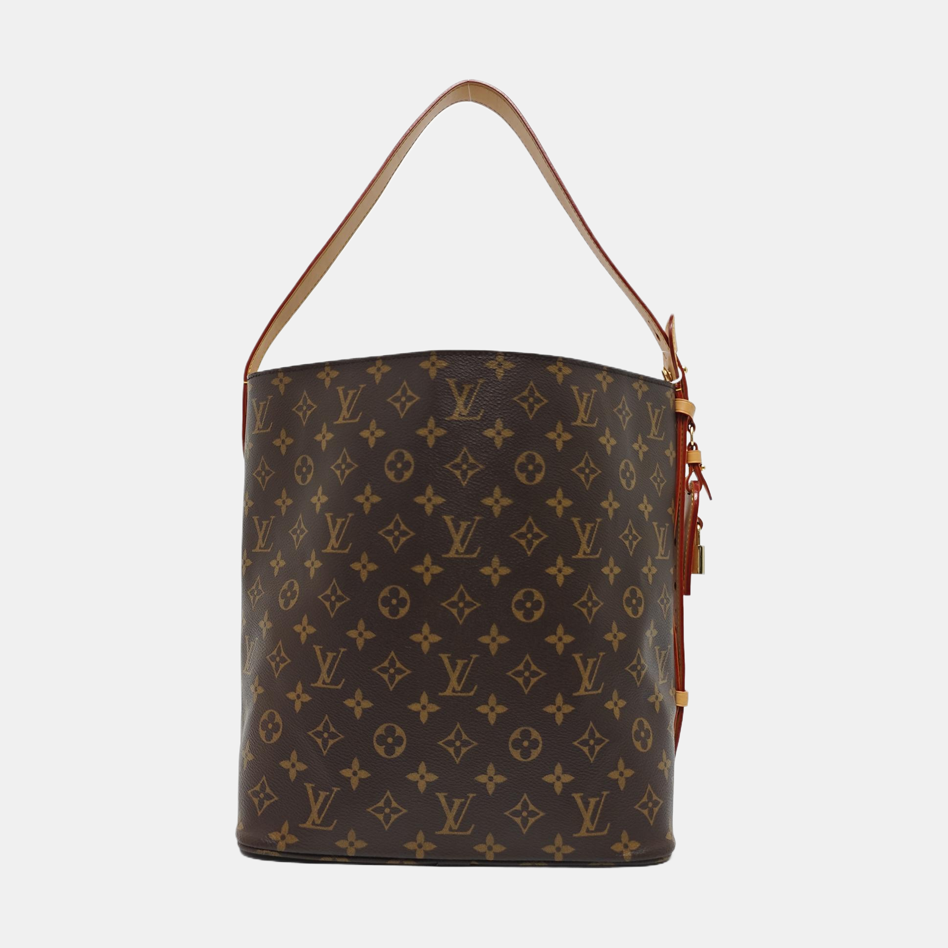 ALL IN GM Monogram Coated Canvas Brown