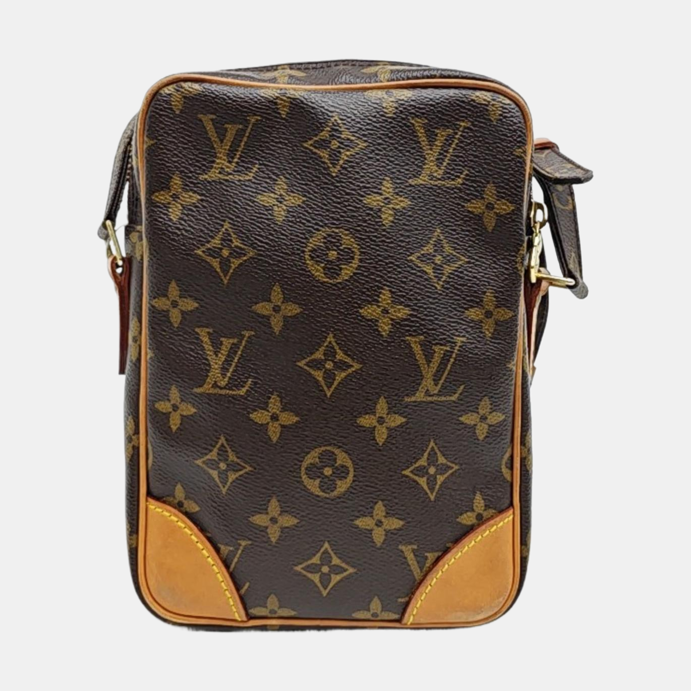 DANUBE Monogram Coated Canvas Brown