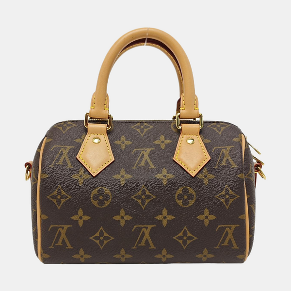 SPEEDY 20 Monogram Coated Canvas Brown