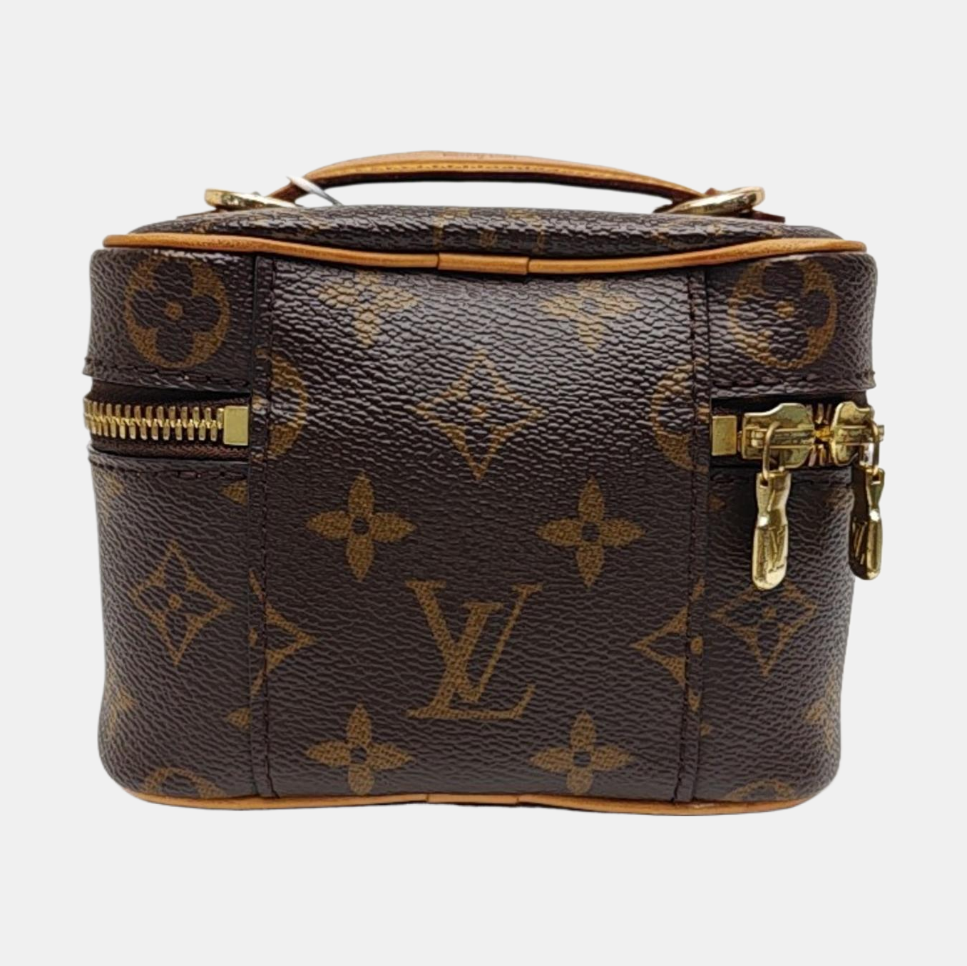 NICE Super Mini Monogram Coated Canvas Brown