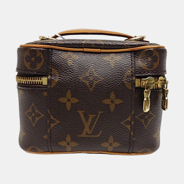 NICE Super Mini Monogram Coated Canvas Brown
