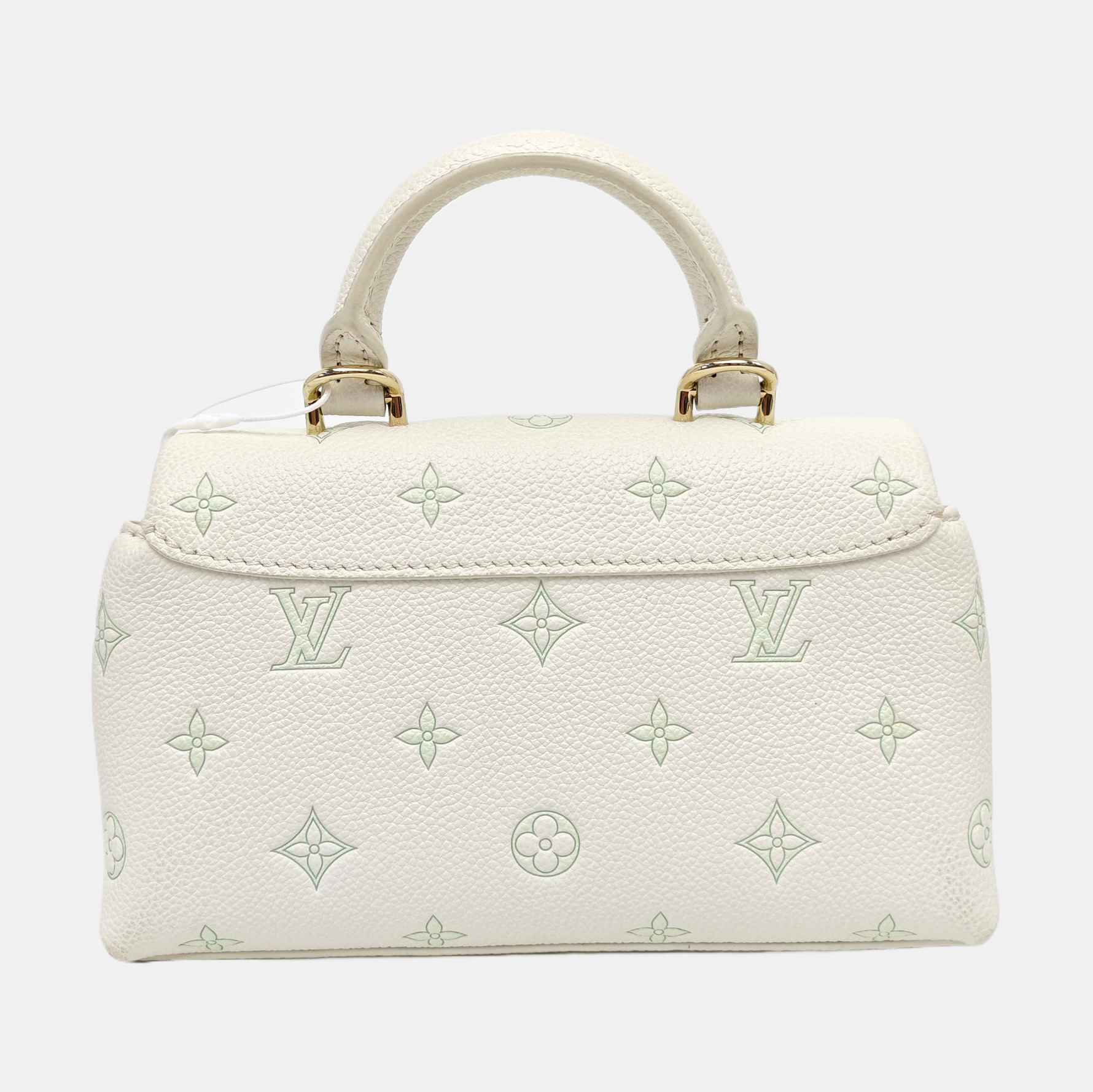 MADELEINE Mini Monogram Calfskin White