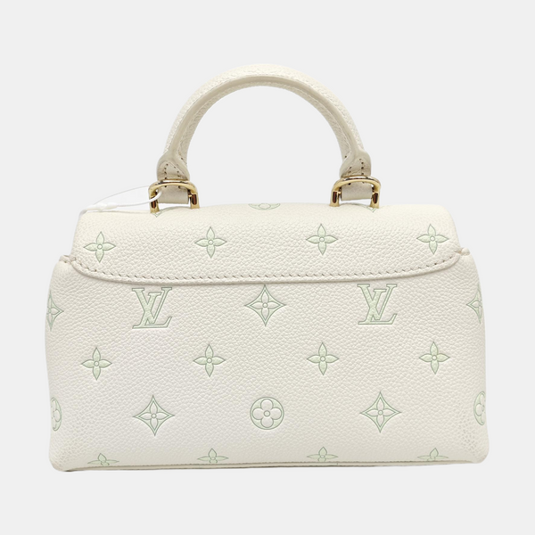 MADELEINE Mini Monogram Calfskin White