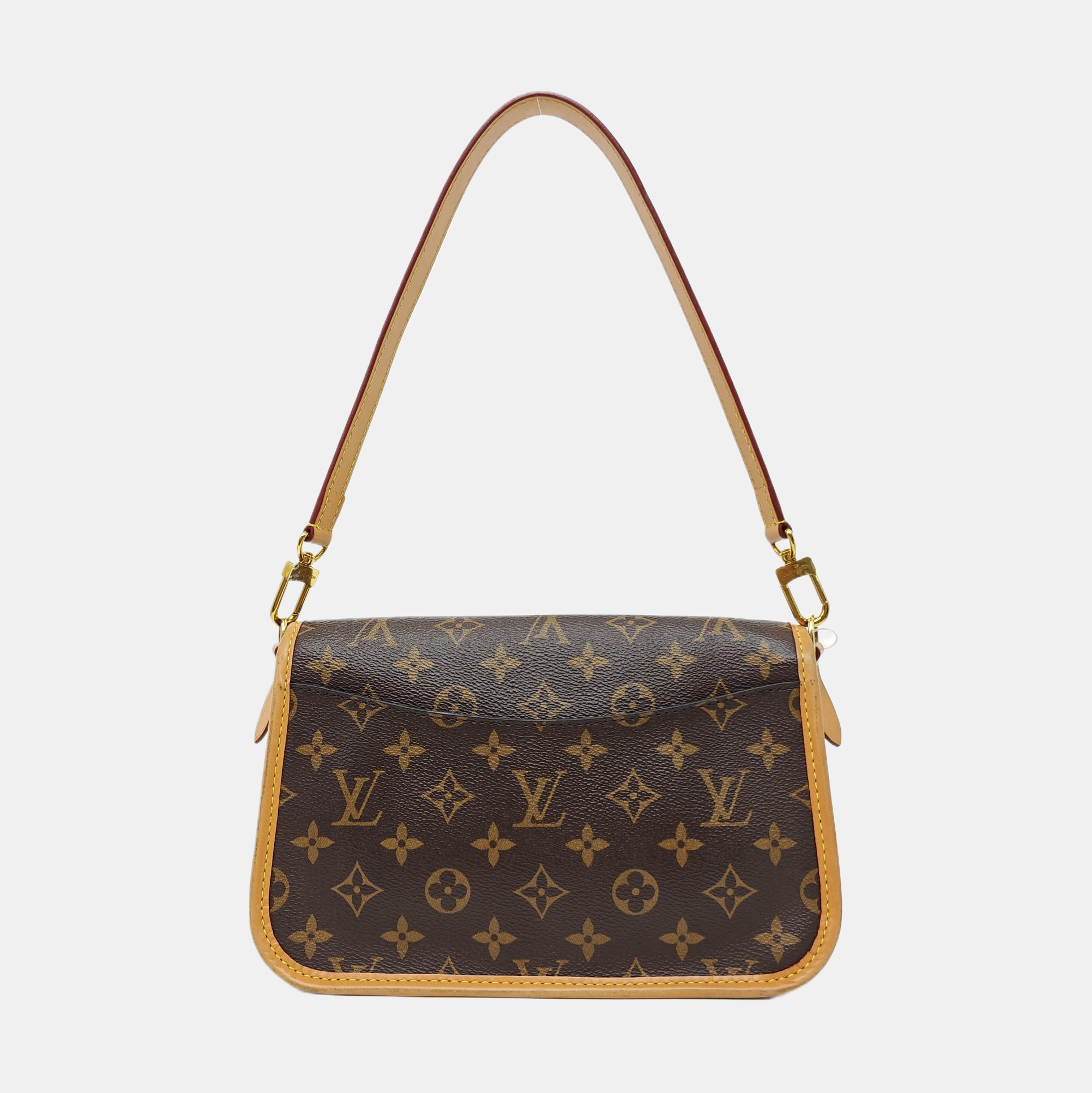 DIANE Monogram Coated Canvas Brown