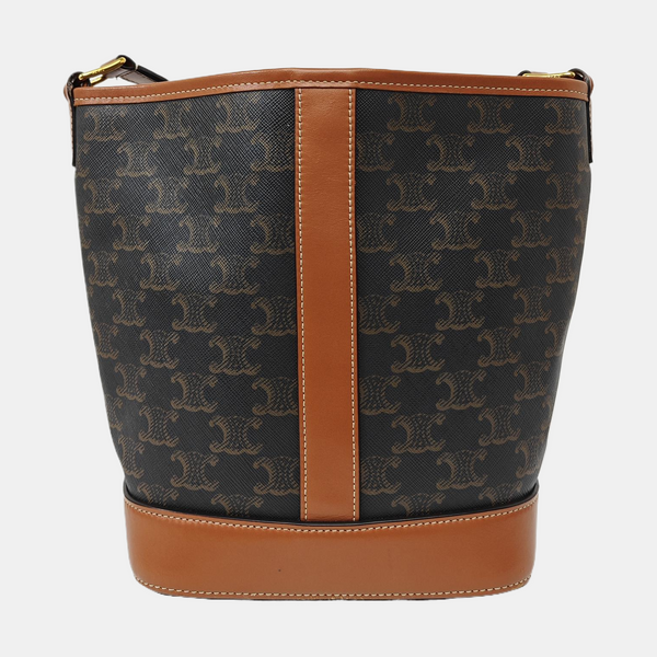 TRIOMPHE CANVAS Small Coated Canvas Brown