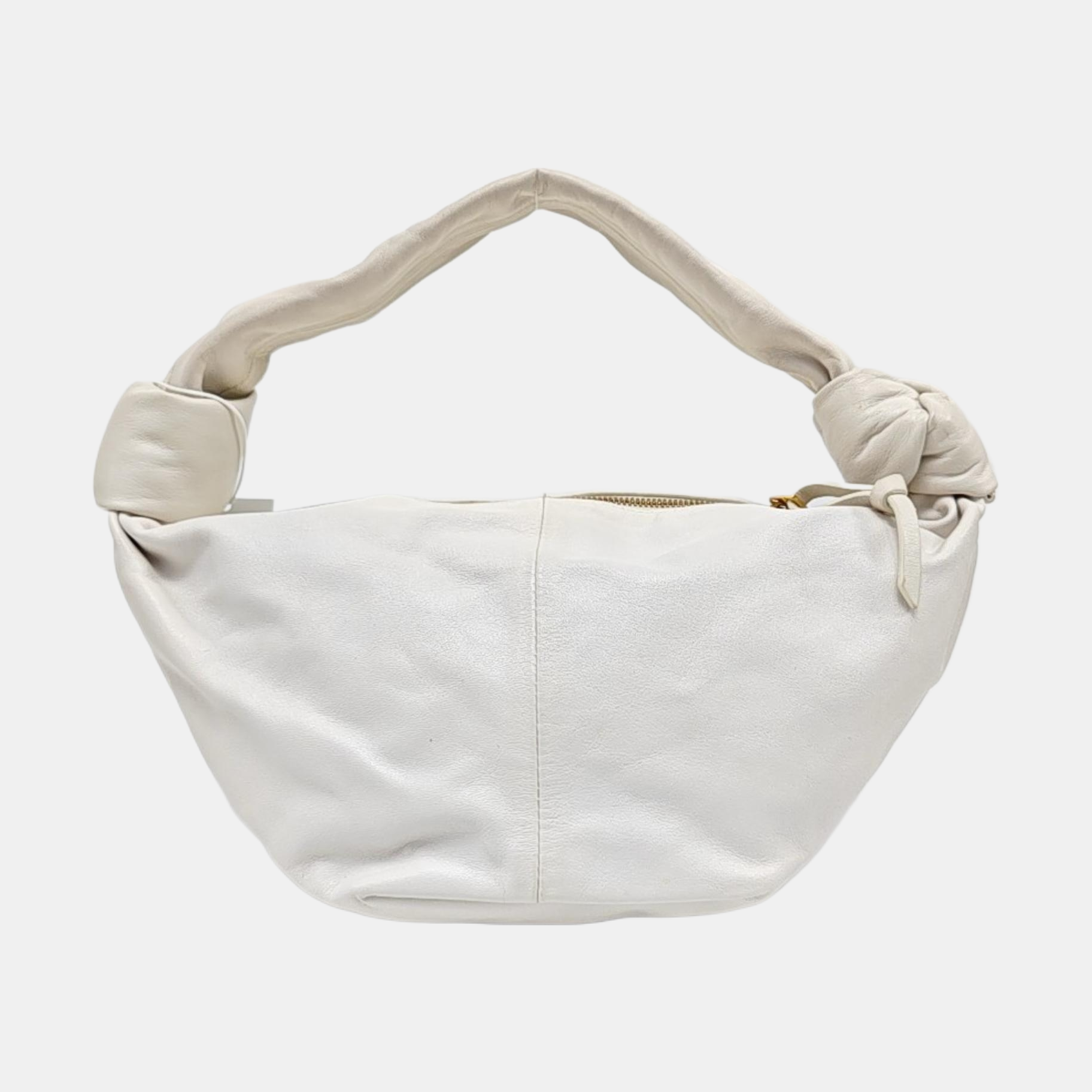 Authenticated pre-owned  Jodie Calfskin White - Top Handle Bag at Looply