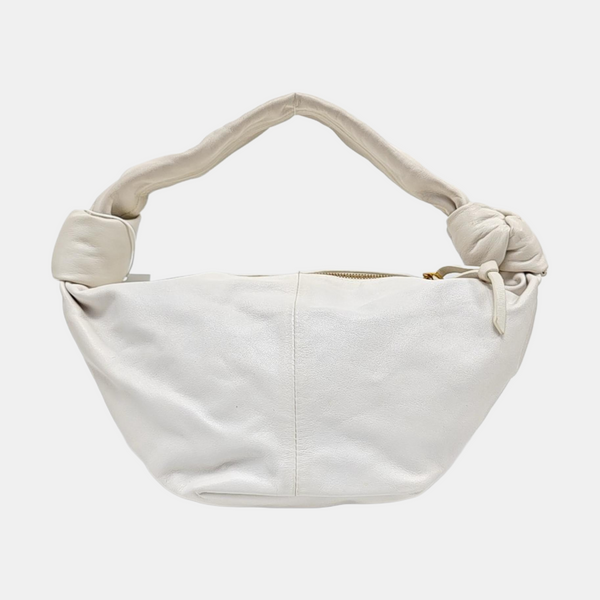 Authenticated pre-owned  Jodie Calfskin White - Top Handle Bag at Looply
