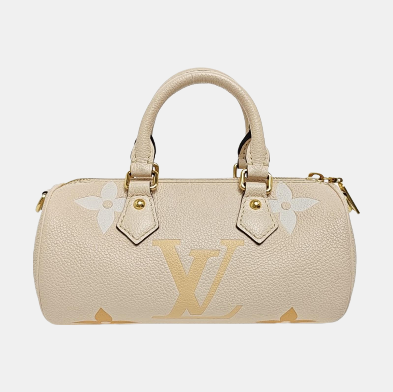 PAPILLON PM Monogram Calfskin White