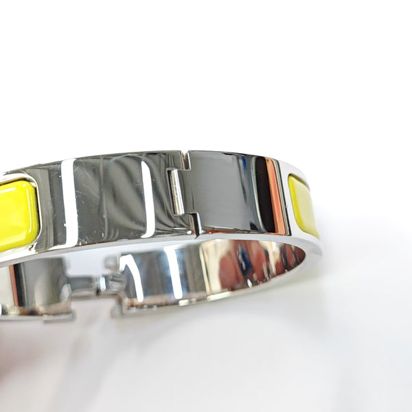 Clic H Metal Silver Bangle
