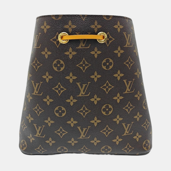 NÉONOÉ MM Monogram Coated Canvas Brown