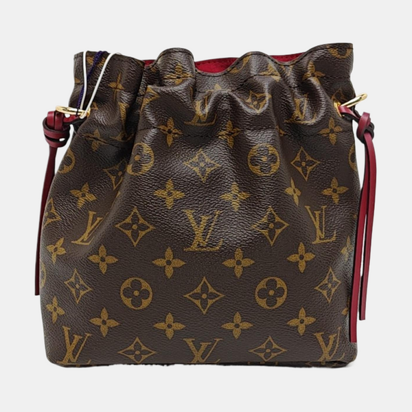 Authenticated pre-owned  NÉONOÉ Monogram Coated Canvas Brown - Bucket Bag at Looply