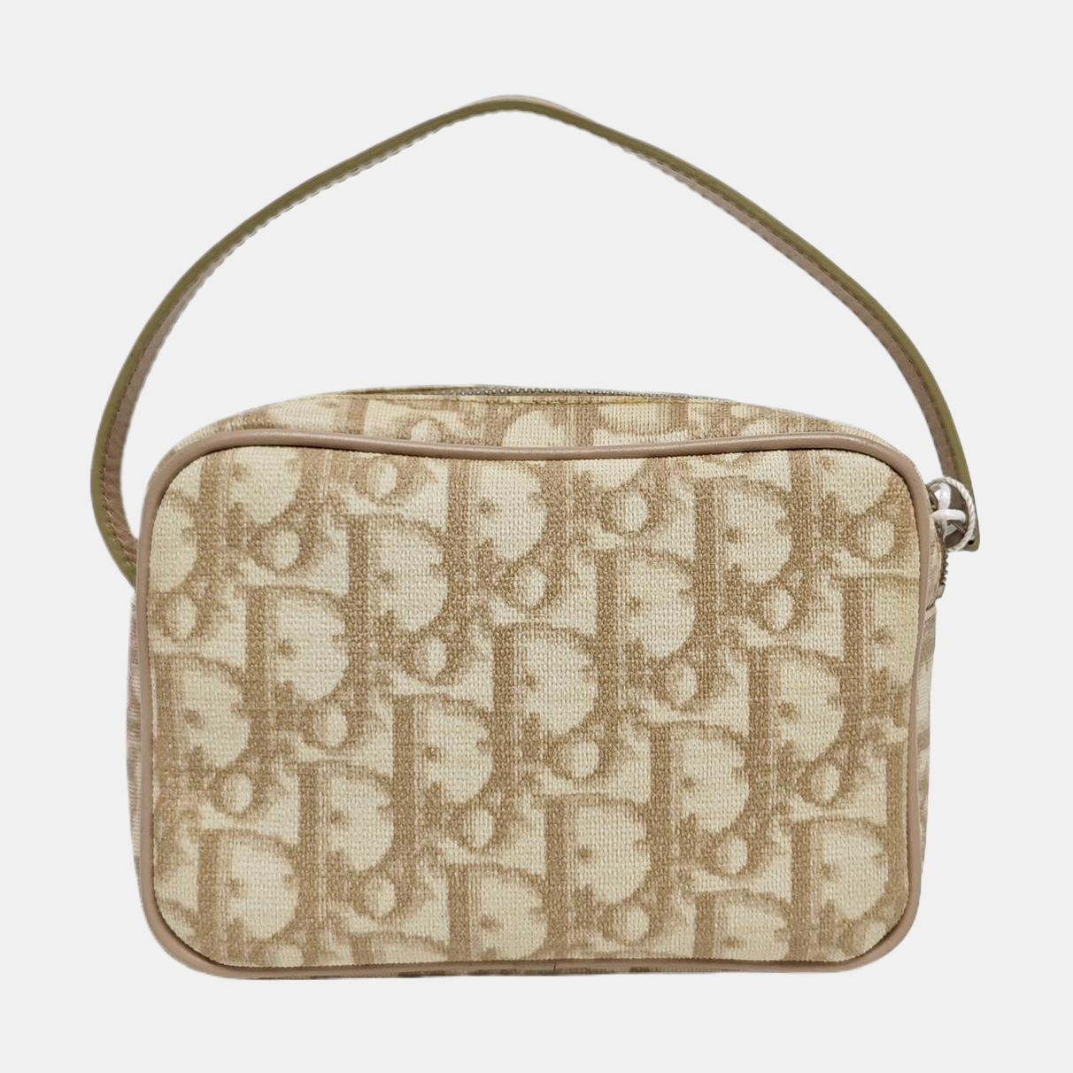 Oblique Coated Canvas Beige