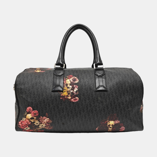 Coated Canvas Top Handle Bag Multicolor
