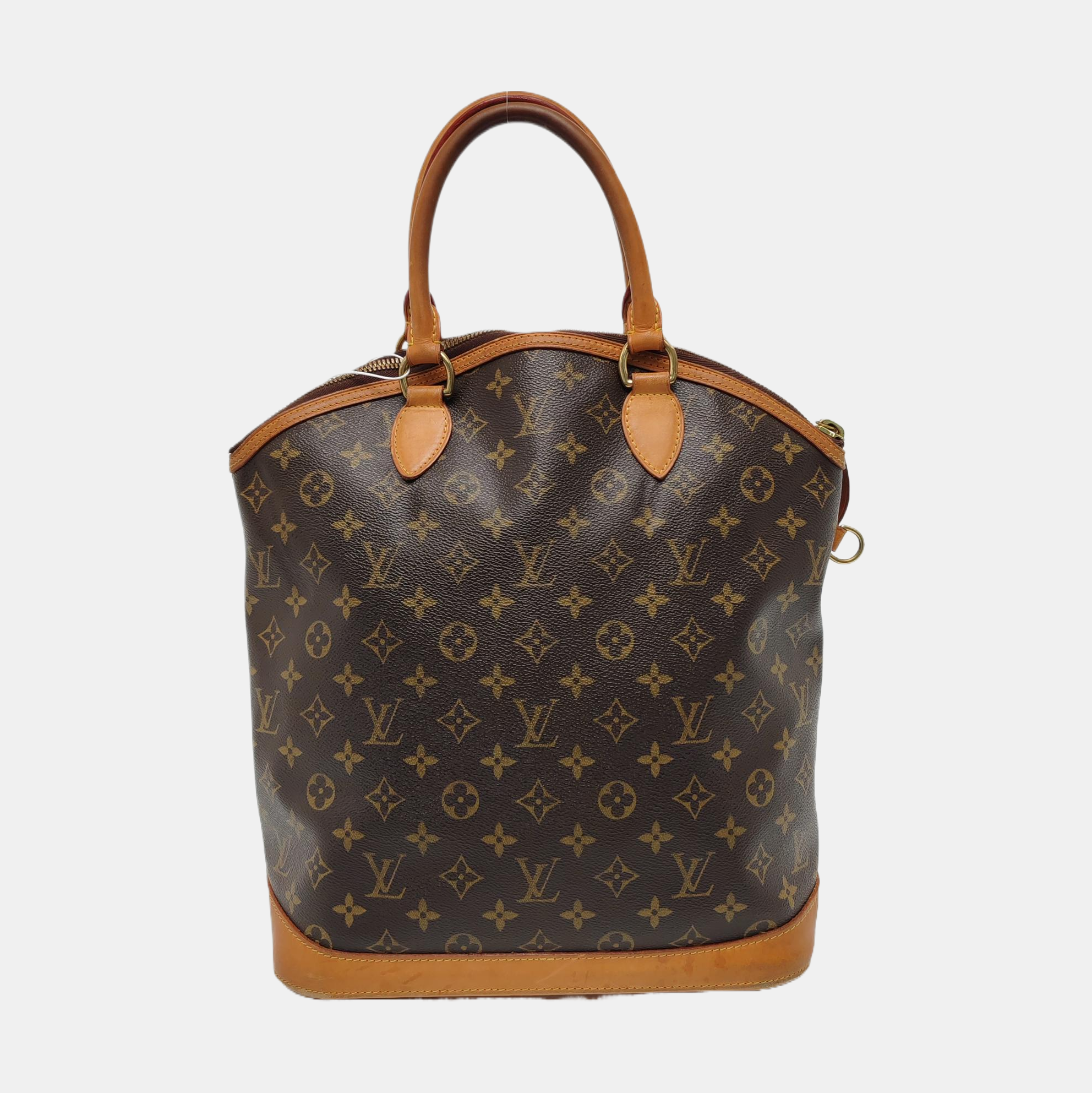 LOCKIT Monogram Coated Canvas Brown
