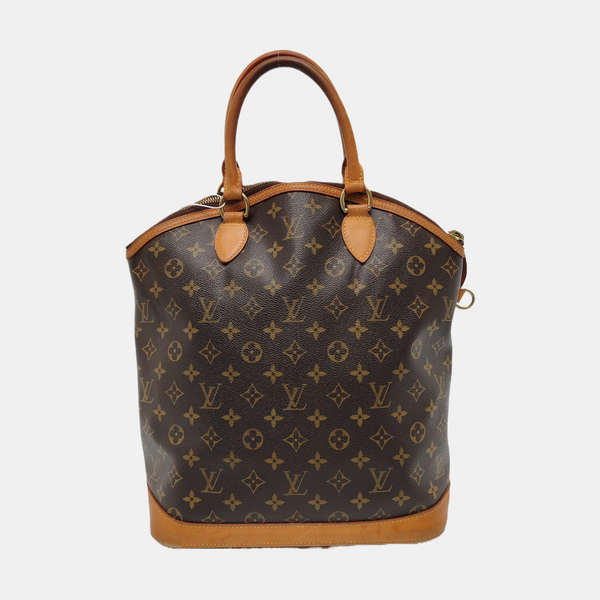 LOCKIT Monogram Coated Canvas Brown