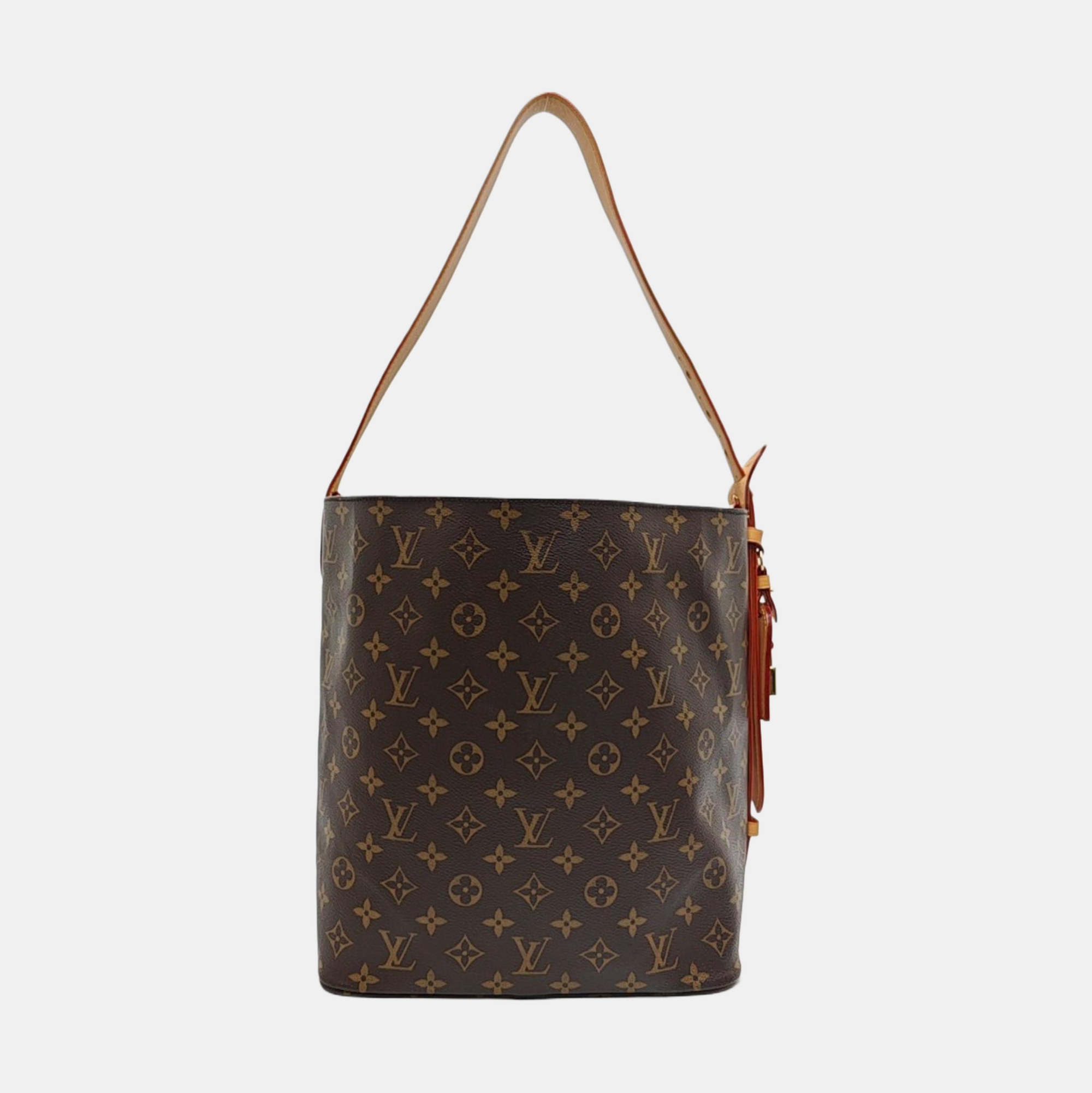 ALL IN GM Monogram Coated Canvas Brown