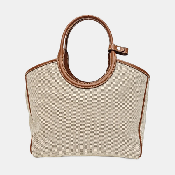 Canvas Shoulder Bag Beige