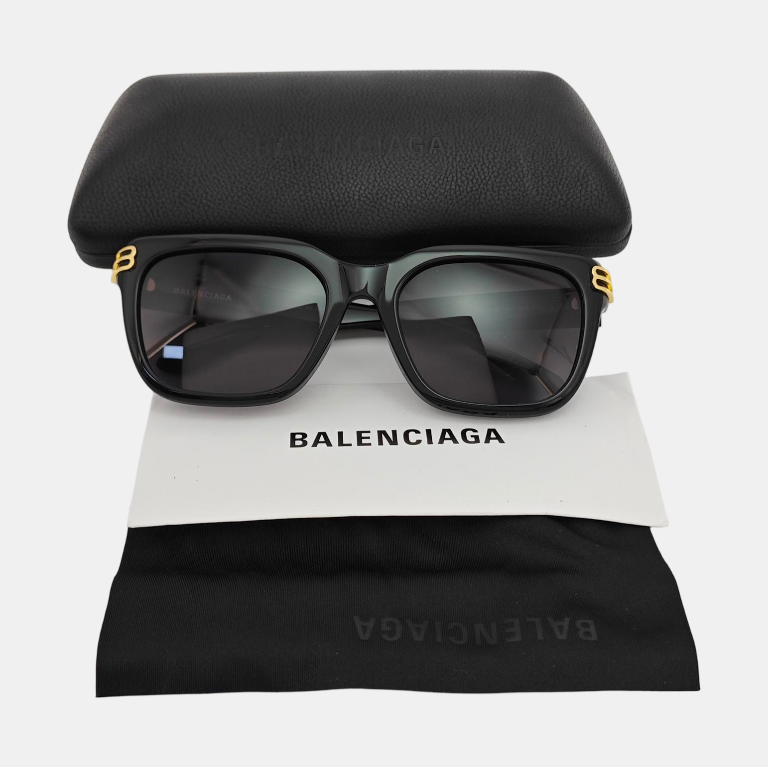 Synthetic Sunglasses Black