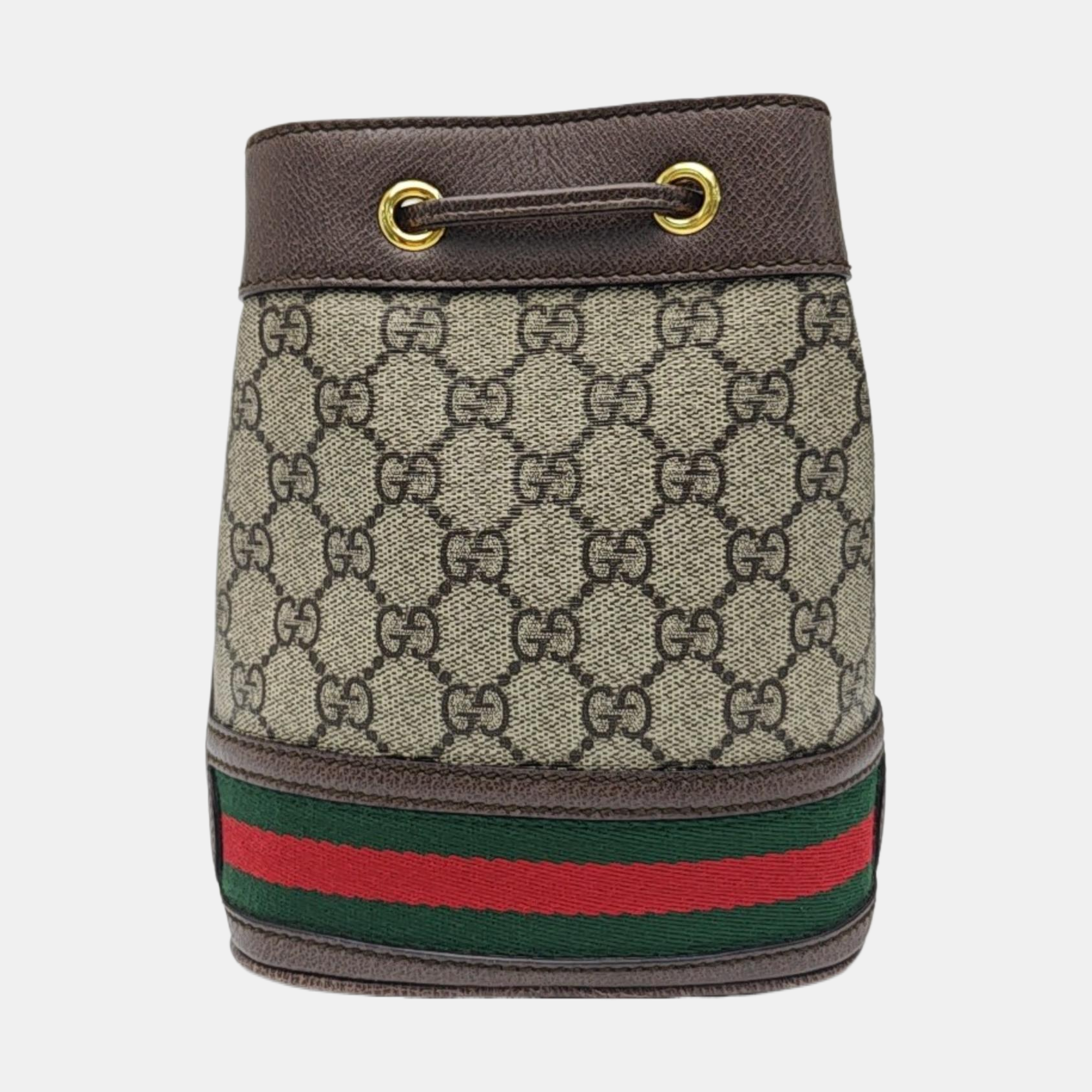 Ophidia Mini Monogram Coated Canvas Beige