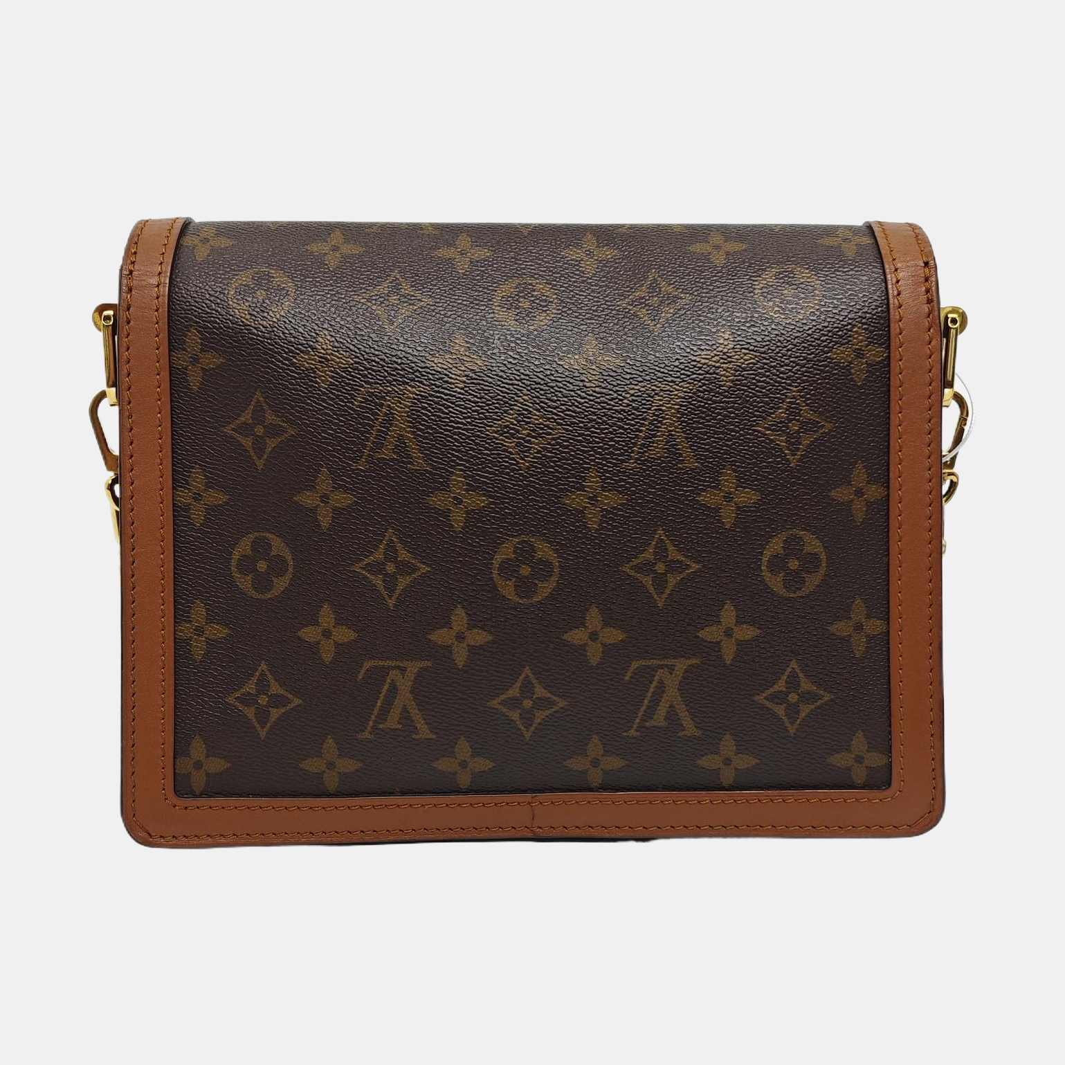 DAUPHINE MM Monogram Coated Canvas Brown
