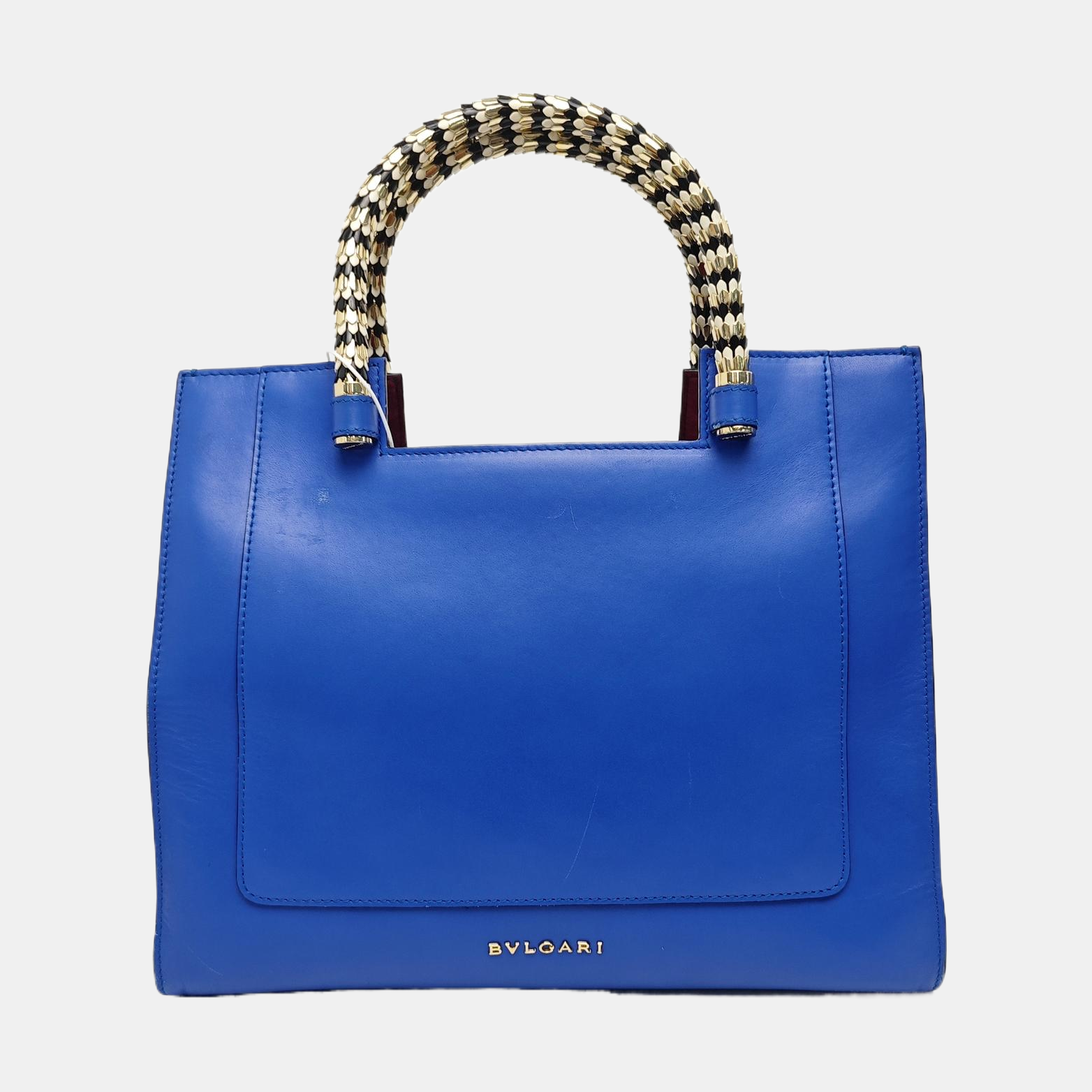 SERPENTI SCAGLIE Calfskin Blue
