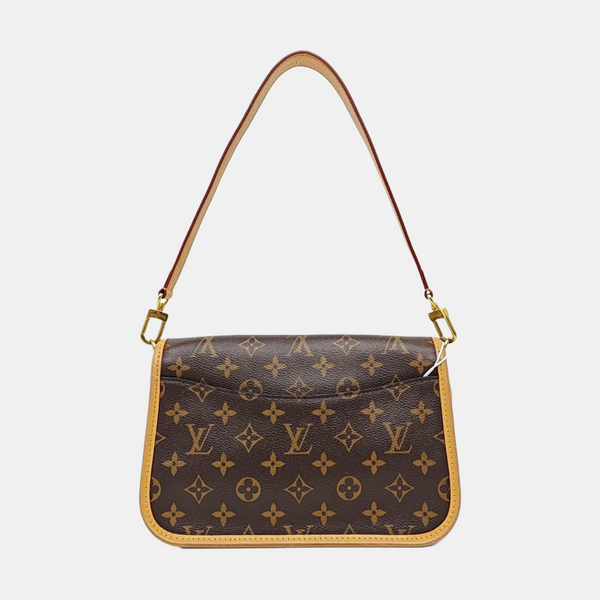 DIANE Monogram Coated Canvas Brown