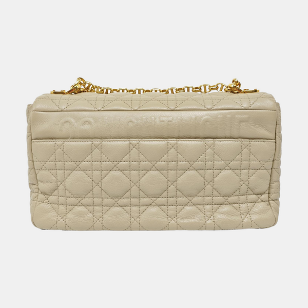 Dior Caro Cannage Calfskin Beige