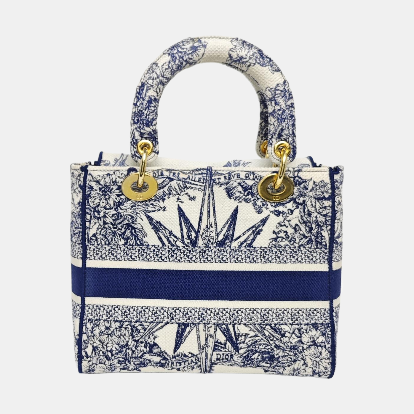 Lady D-Lite Medium Canvas Blue